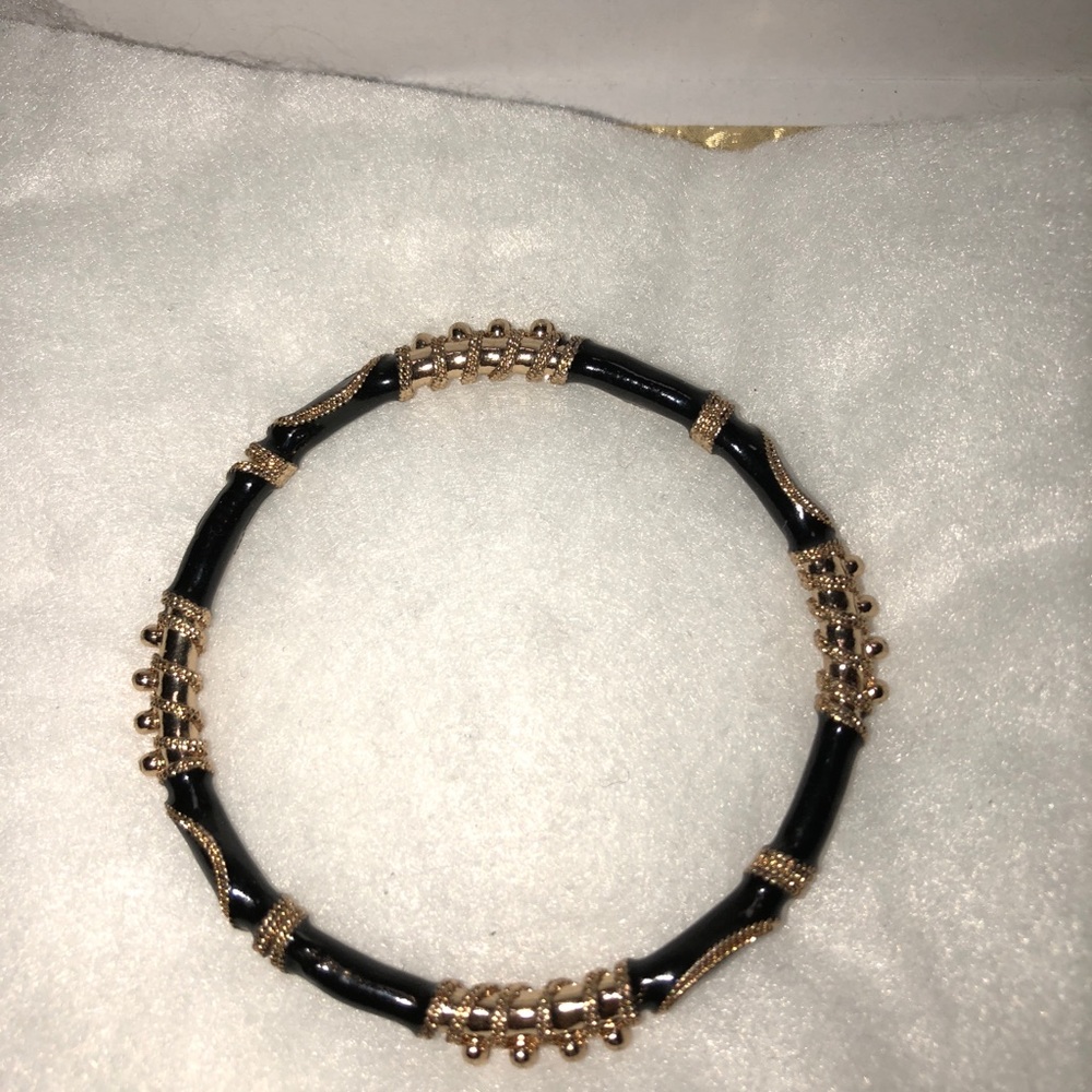 4 Ross Simon Black and gold bangles - Picture 5 of 5